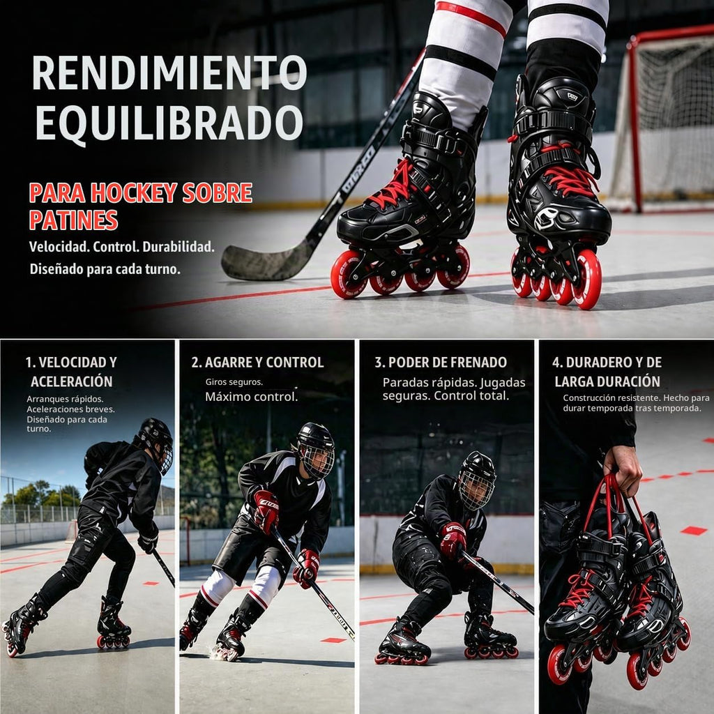 Rollerex VXT500 - Ruedas de patín en línea (paquete de 8) (varias o...