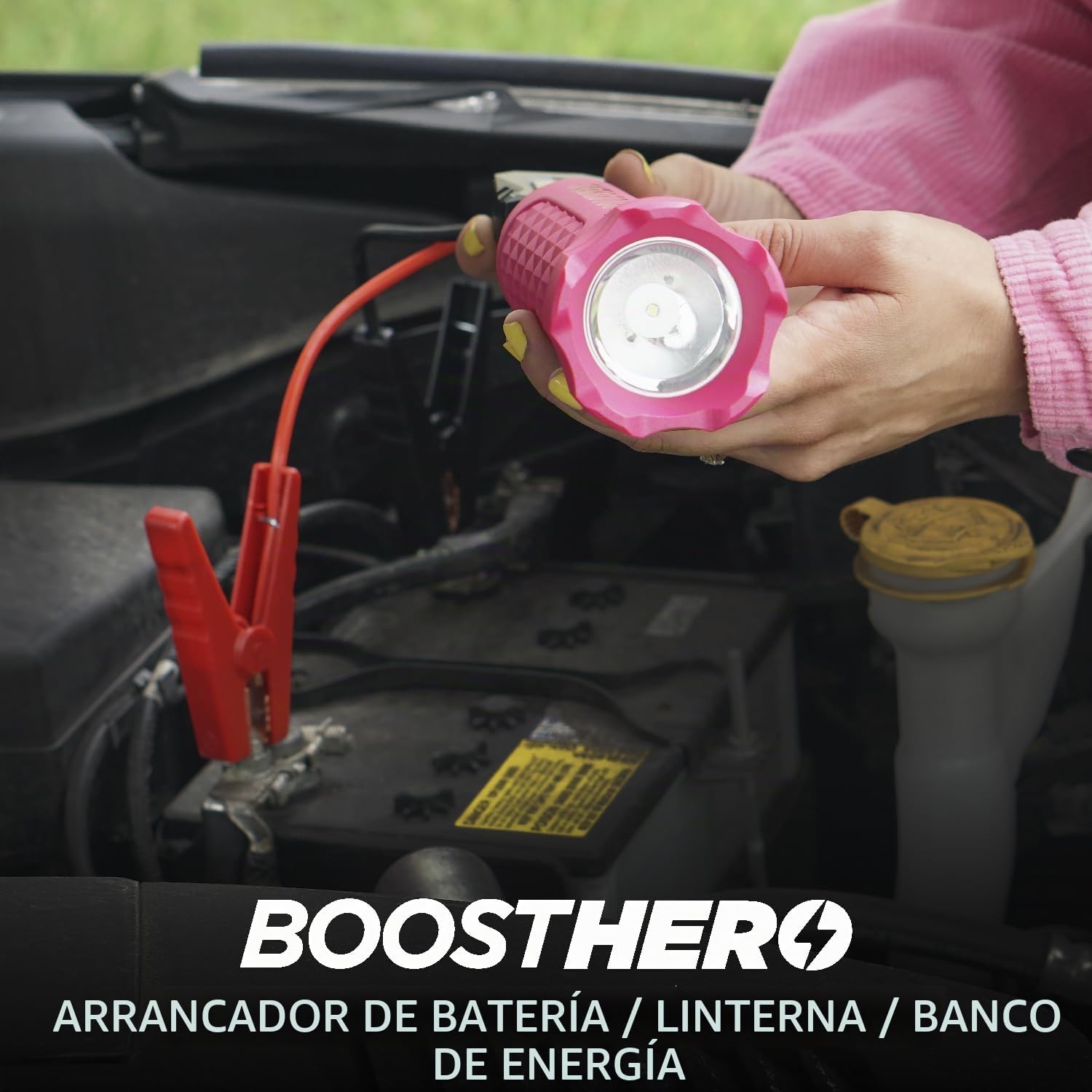 BoostHero - Arrancador de batería portátil para automóvil, banco de...