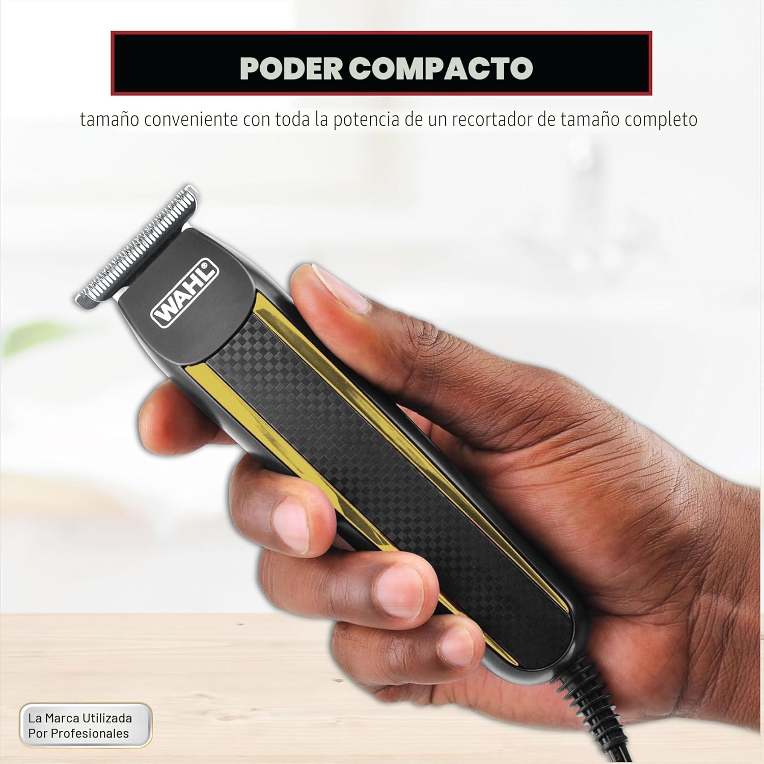 Wahl Edge Pro Recortadora de Barba con Cable Sin Protuberancias par...