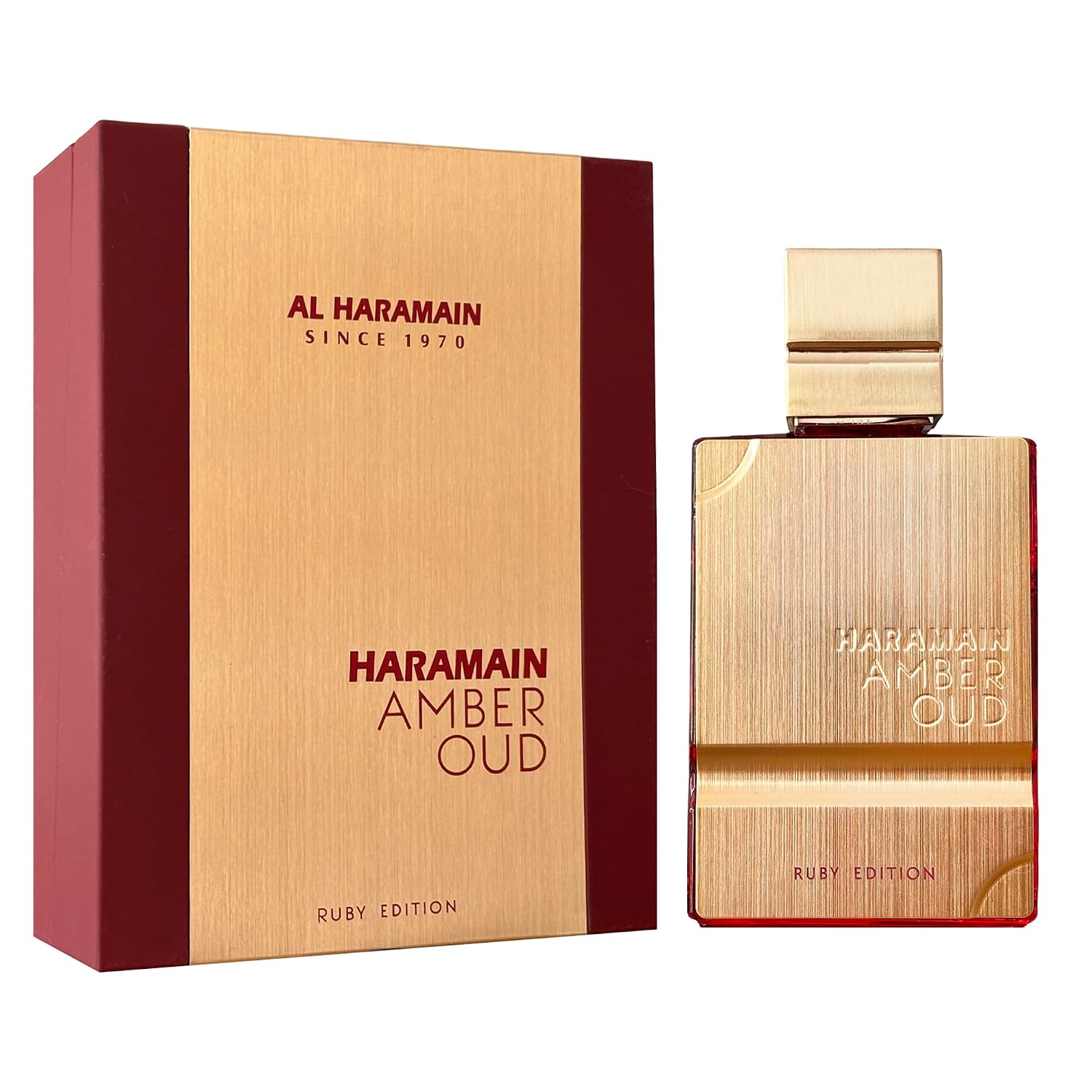 Al Haramain Amber Oud Ruby Edition Eau De Parfum Spray Perfume árab...