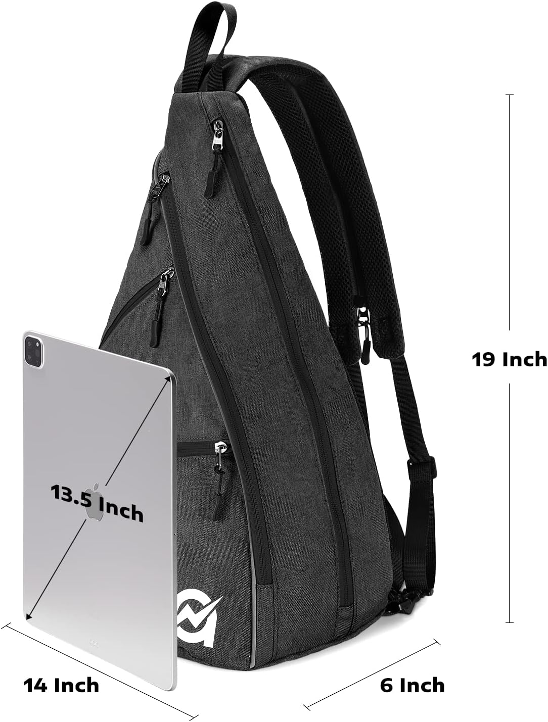 A11N SPORTS Bolsa de Pickleball, Bandolera Reversible con Correa Cr...