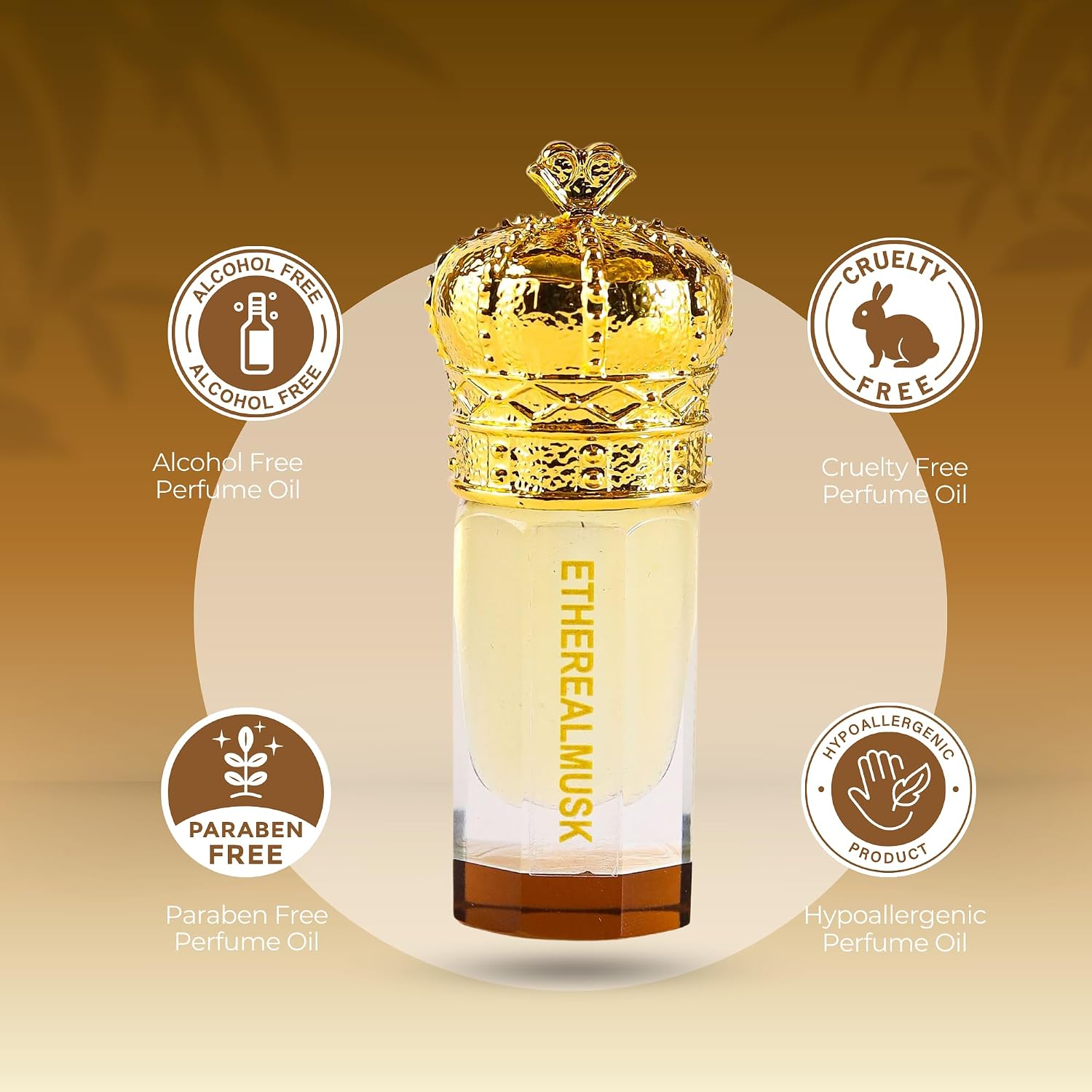 ARABIAN PERFUMES &amp; OILS Aceite de perfume de almizcle etéreo, a...