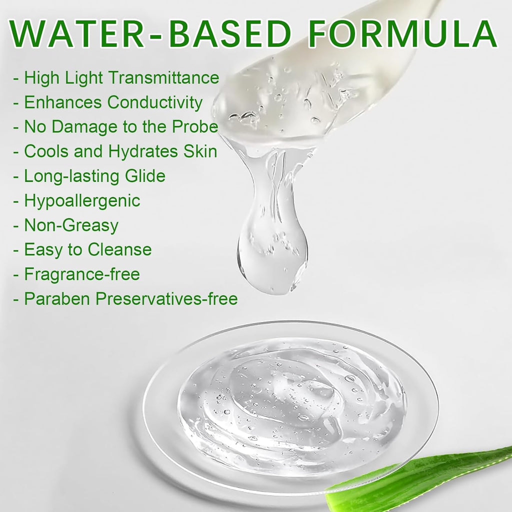 Gel conductor de aloe vera de 84 onzas líquidas para dispositivo fa...