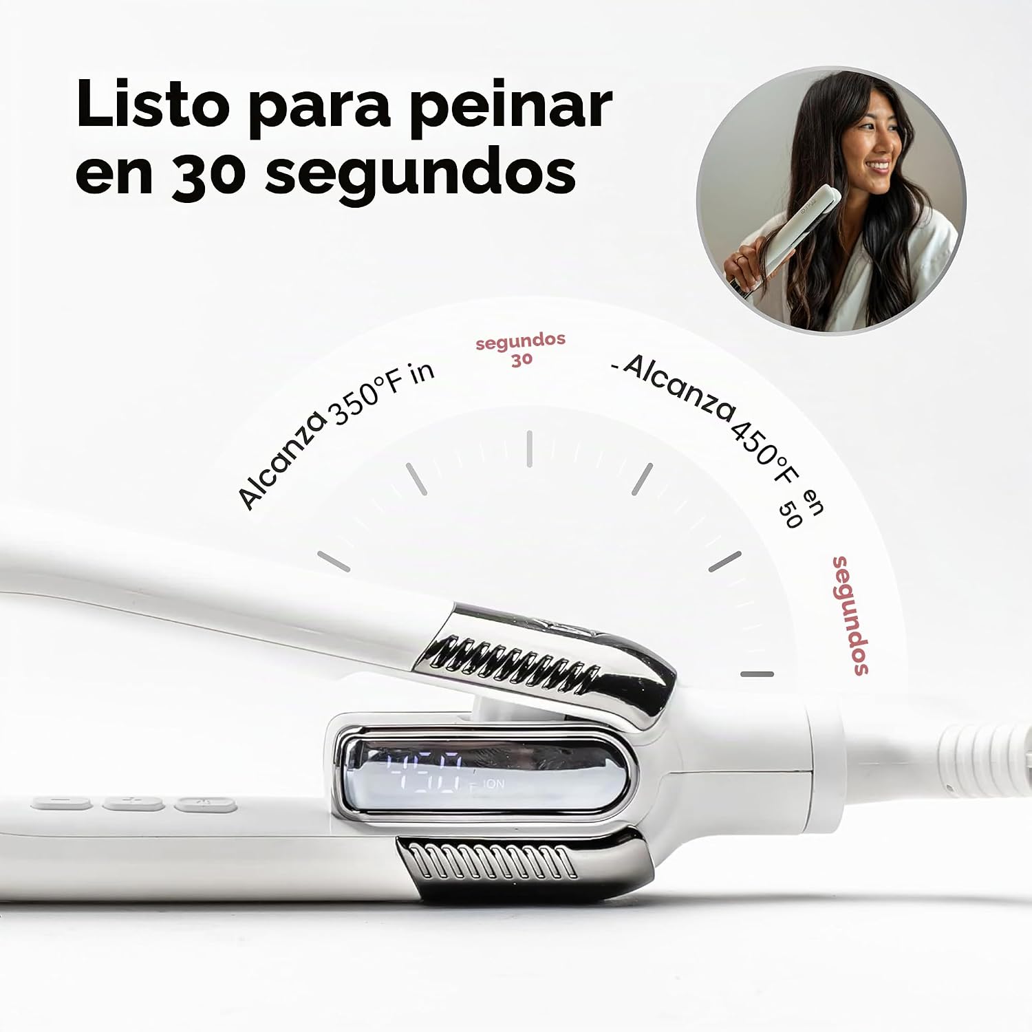 SRILabs StyleQ Plancha plana alisadora de cabello Styler - Tecnolog...