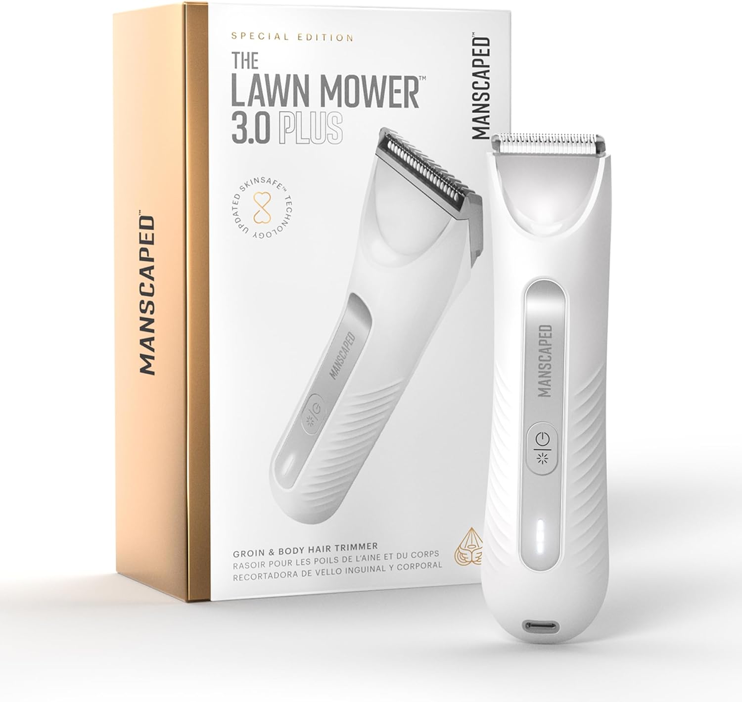 MANSCAPED® The Lawn Mower® 3.0 Plus - Cortadora de pelo para ingle,...