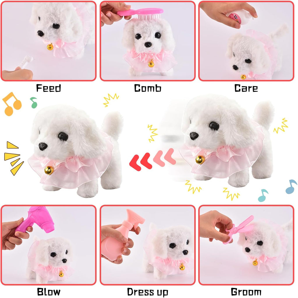 Volmop 14 piezas juguetes para perros para niños, cachorro de peluc...