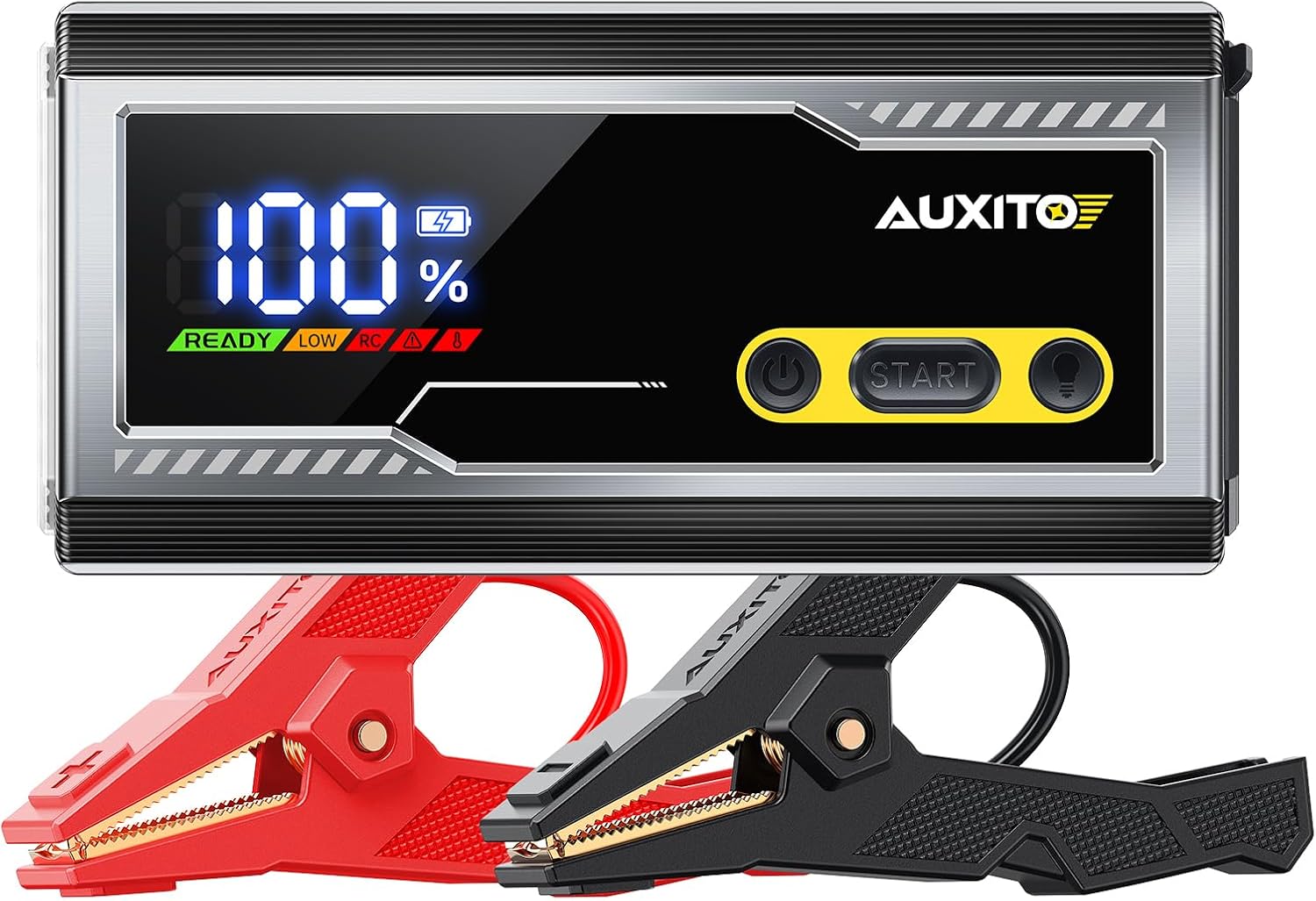 AUXITO Arrancador de 6000A, arrancador de batería de coche de 12V,...