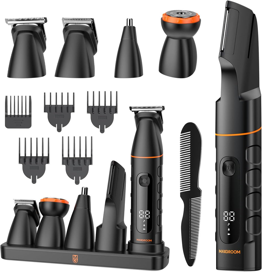 MAXGROOM Manscape - Cortadora de pelo todo en uno para hombres, afe...