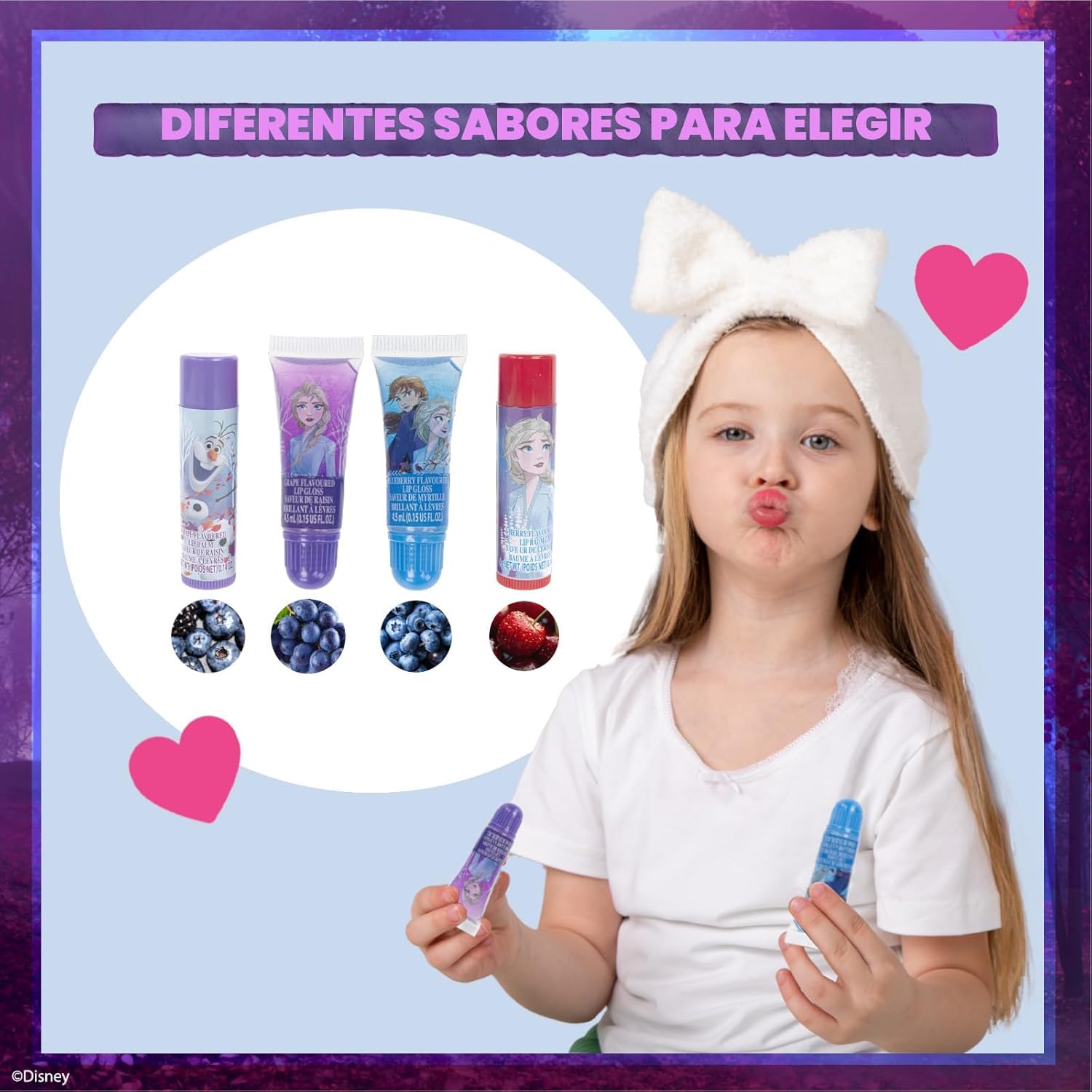 Set de Maquillaje de Belleza Super Sparkle de Disney Frozen para Ni...