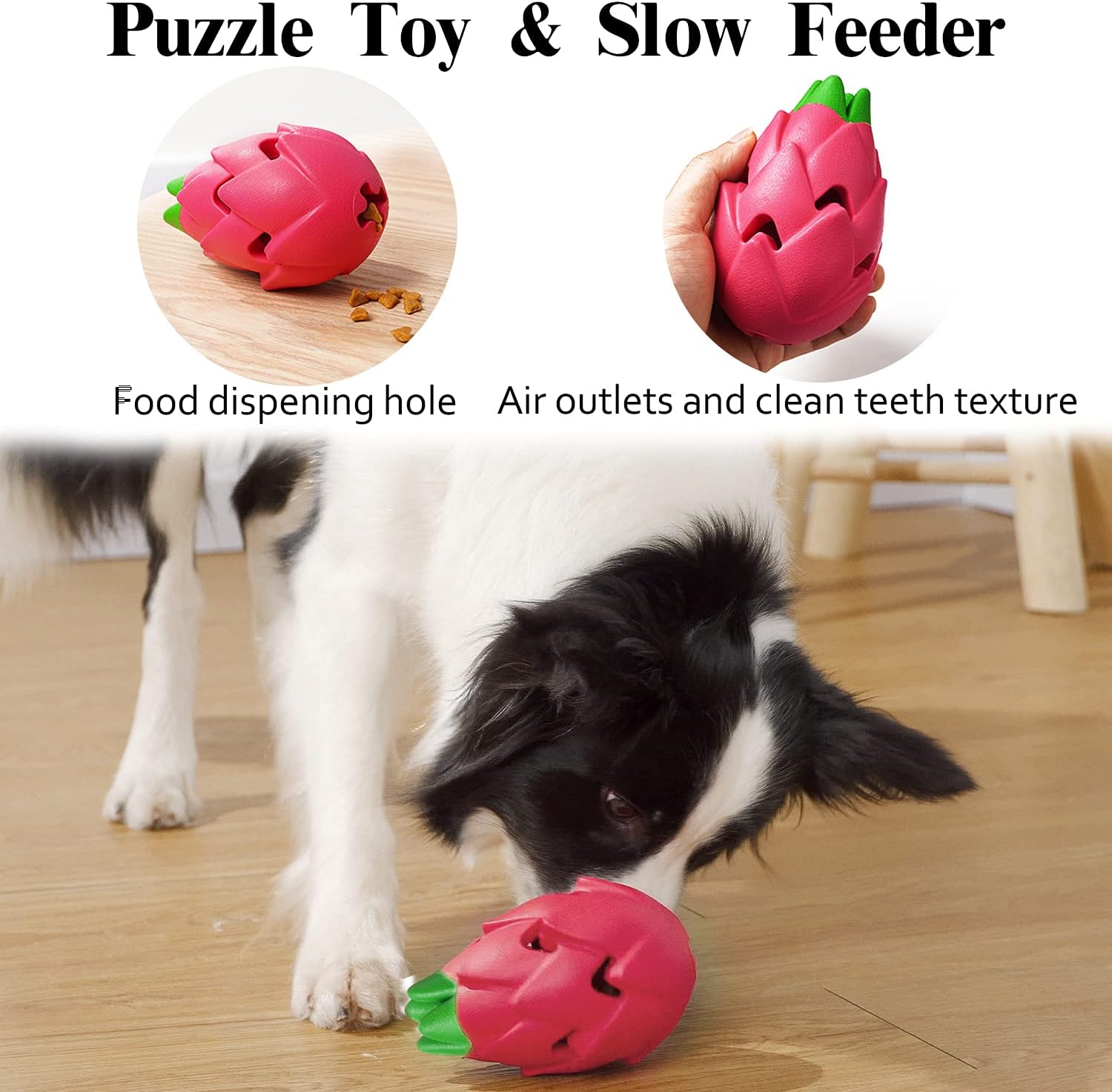 MewaJump Juguete masticable para perros, paquete de 3 juguetes para...