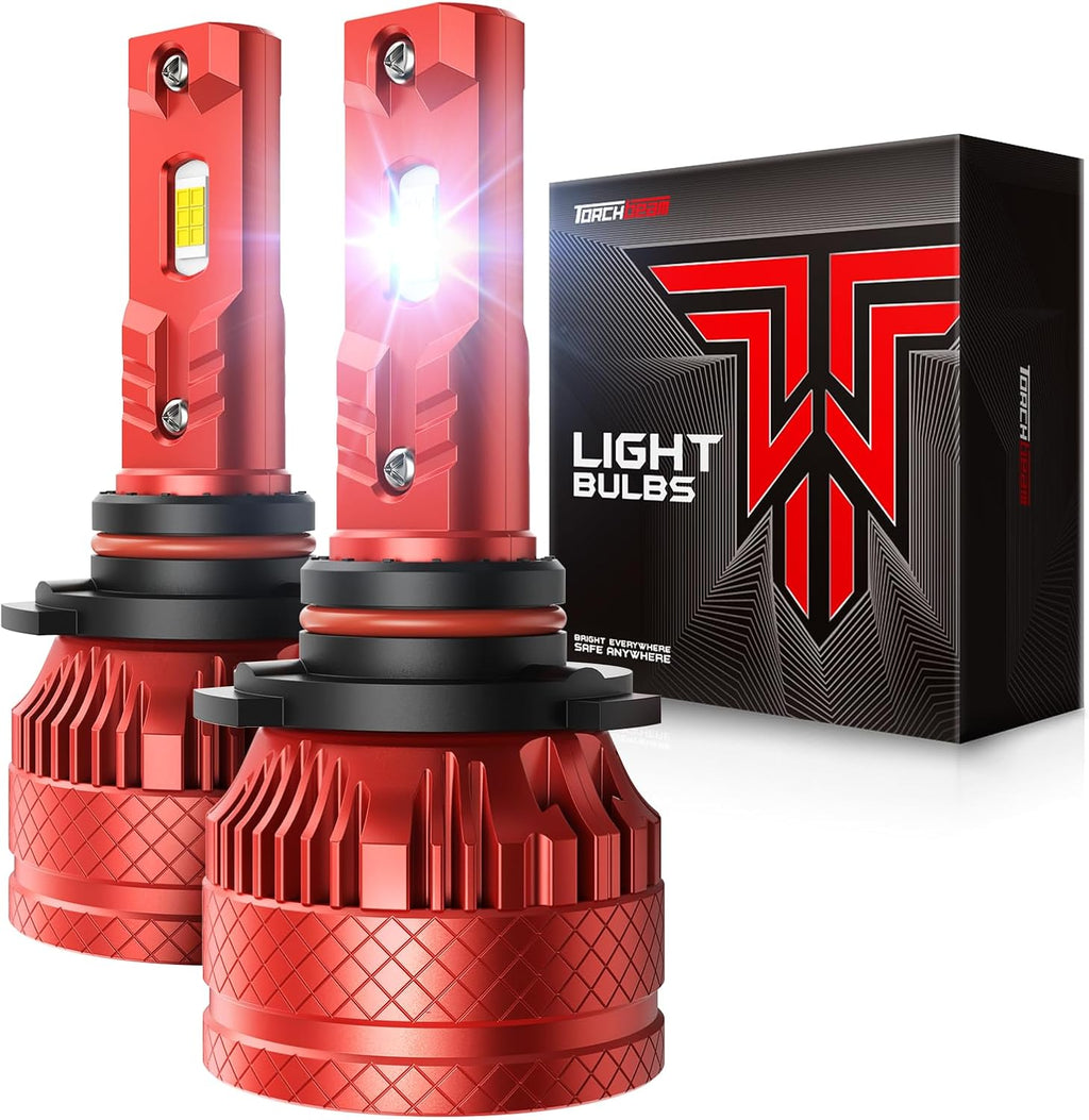 Torchbeam - Bombilla LED 9005\/HB3, 80000LM 8X Super Brighter 9005,...