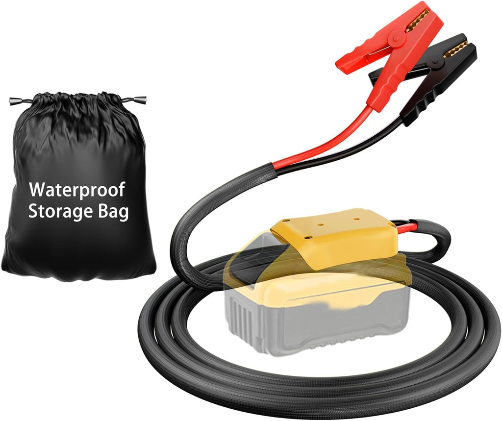 Cables de puente con adaptador para batería Dewalt de 20V, cables d...
