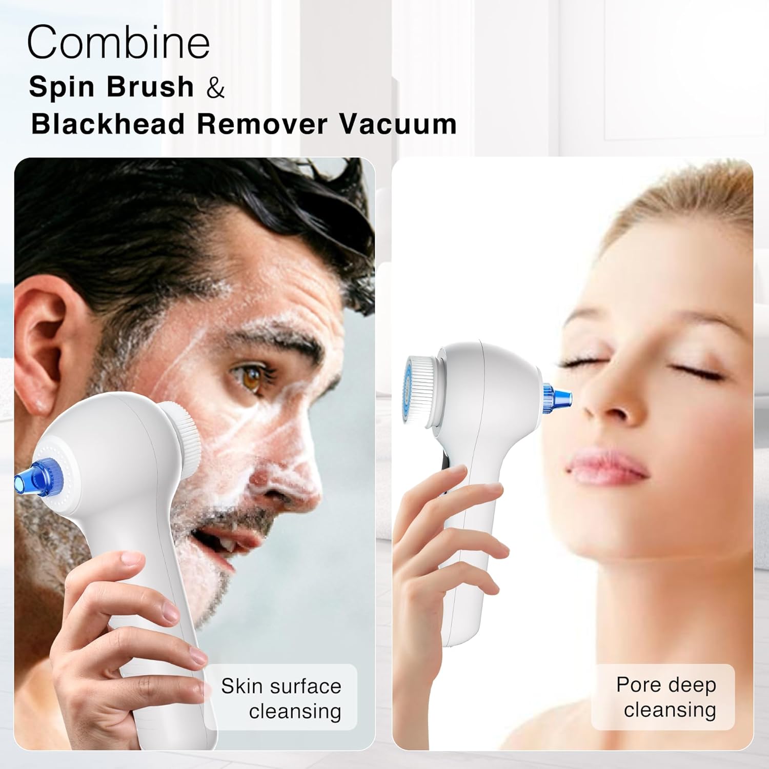 UMICKOO Exfoliante y Limpiador Facial con Pantalla LCD, Cepillo de...