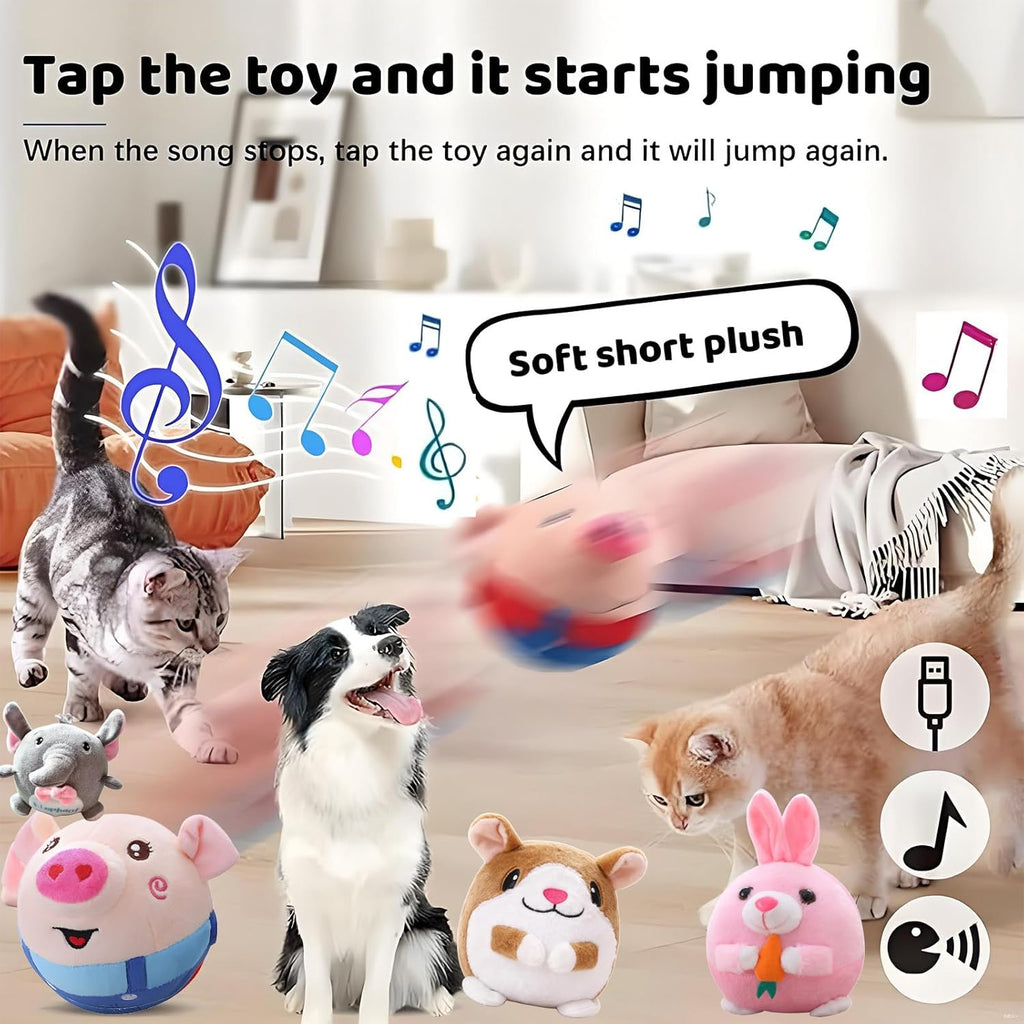 Juguetes interactivos para perros, juguete de peluche activo para m...