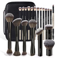 MAANGE Juego de 20 brochas de maquillaje con bolsa, brocha Kabuki d...