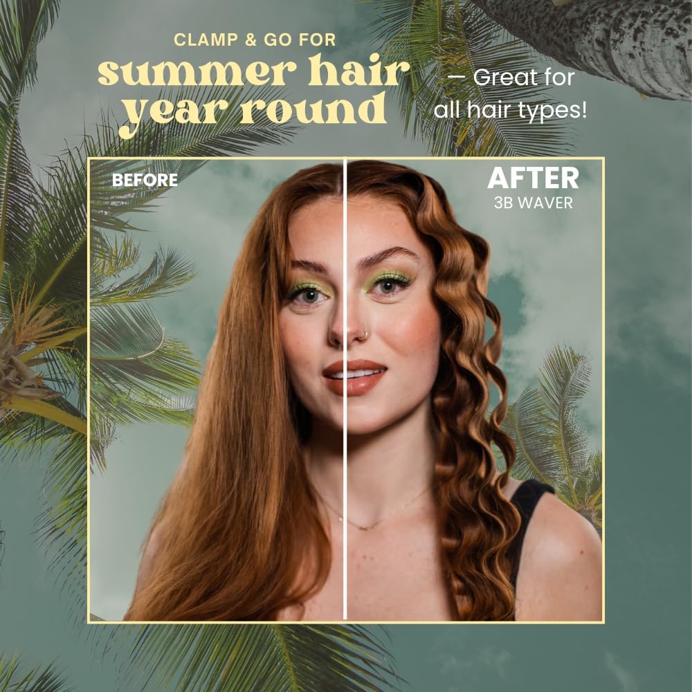 The Beachwaver Co. 3B Waver | Ondulador de pelo de triple barril pa...
