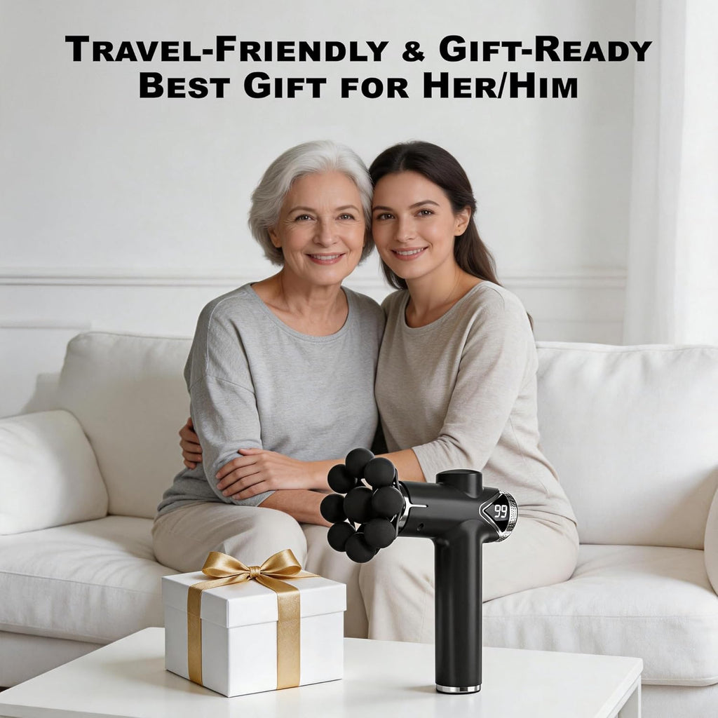 LEERCON Massage Gun, Deep Tissue Massager Gun for Pain Relief, Back...