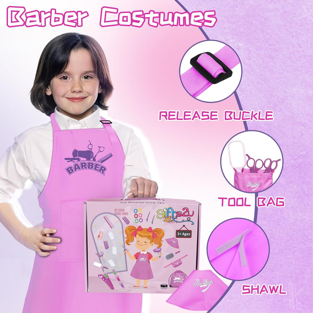 Gifts2U Juguetes de Peluquería para Niñas, Set de Juego de Peluquer...