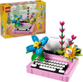 LEGO Creator 31169 - Máquina de escribir 3 en 1 con flores, juguete...