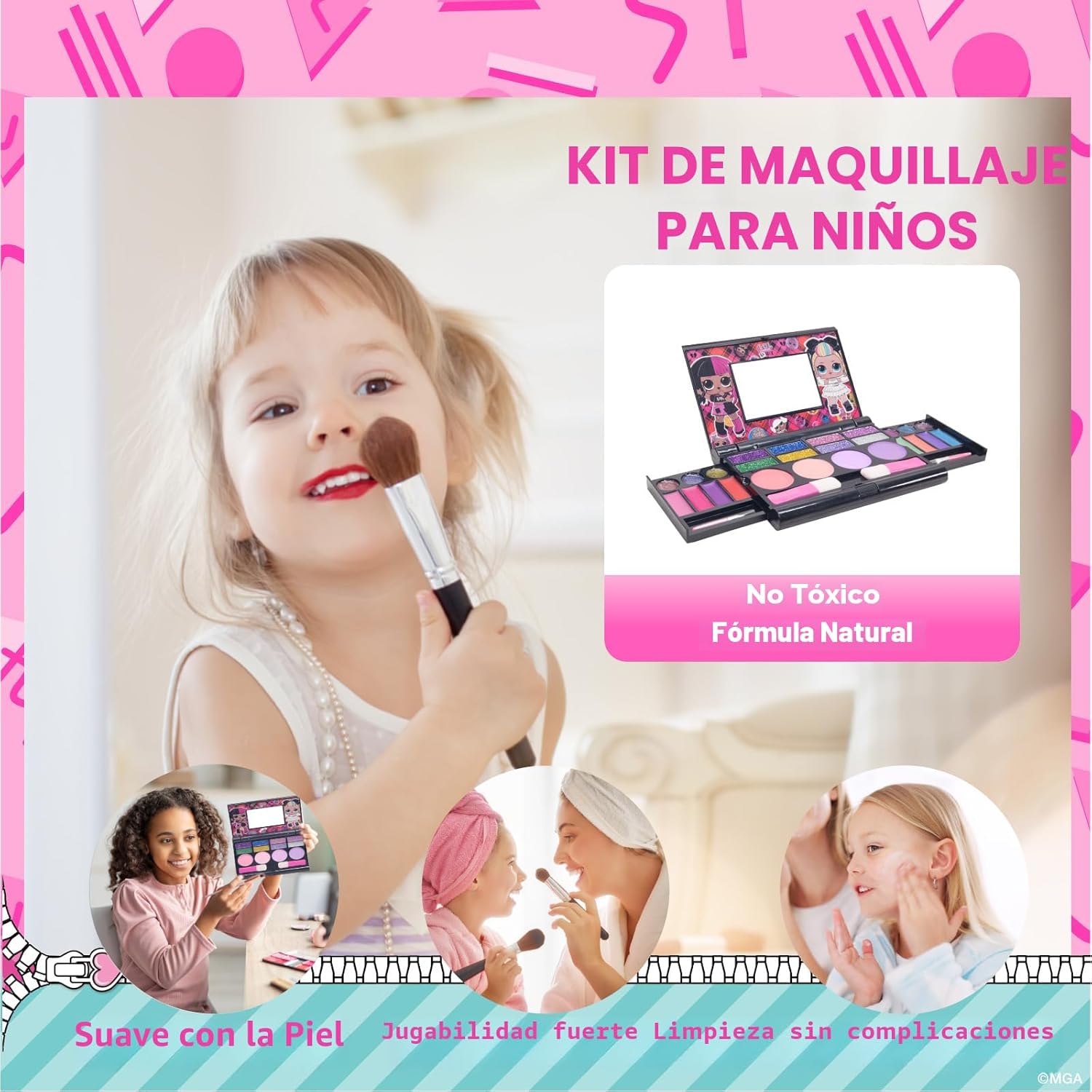 ¡Sorpresa L.O.L! Set compacto de cosméticos para niños Todo en Uno...