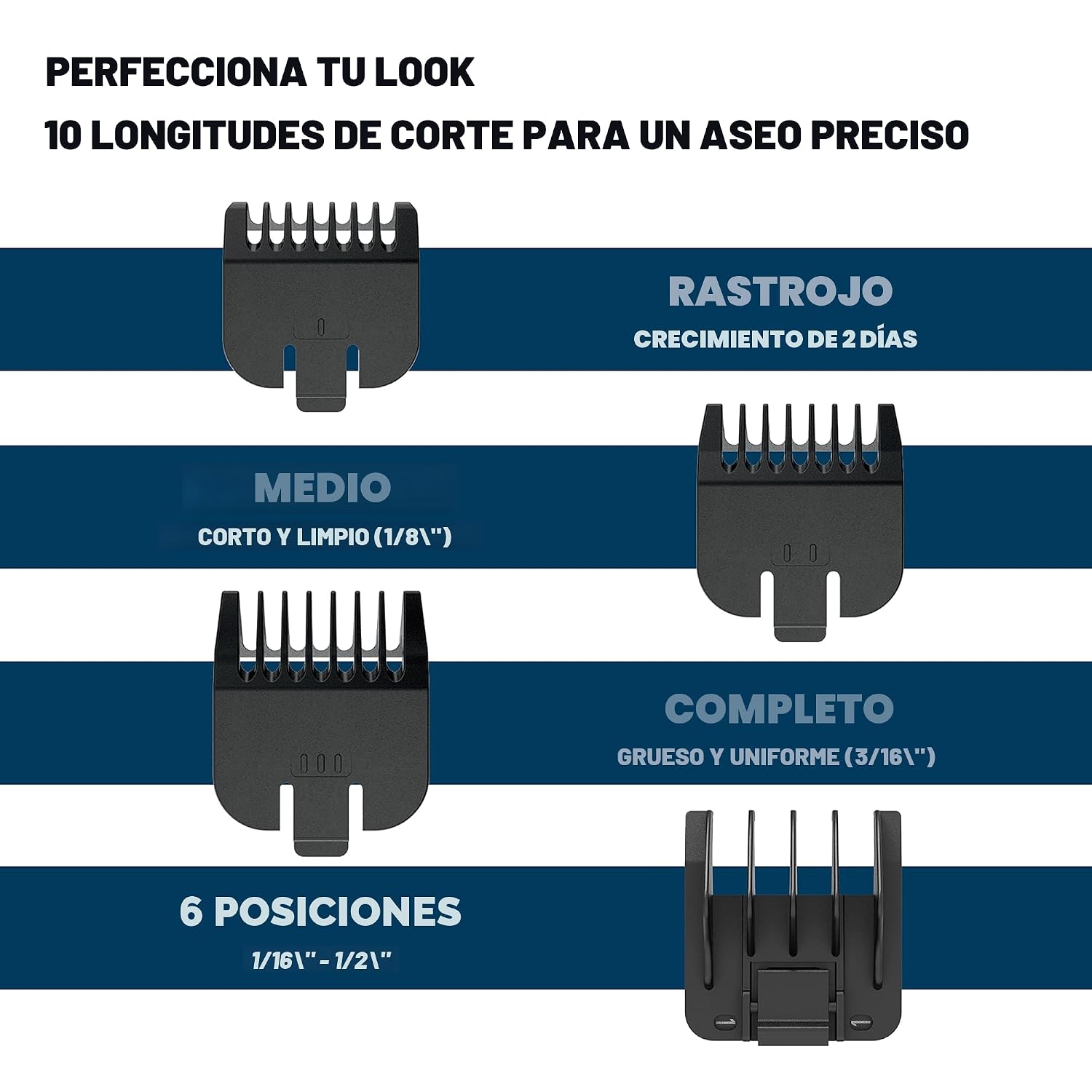 Wahl Groomsman Recortador de barba y bigote a batería para el afeit...
