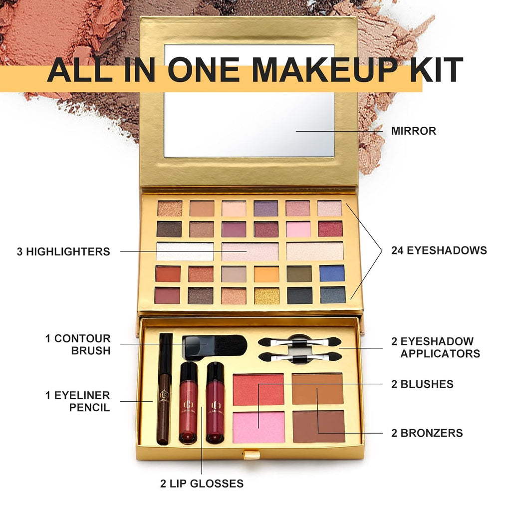 Color Nymph Kit de maquillaje todo en uno, juego perfecto para muje...