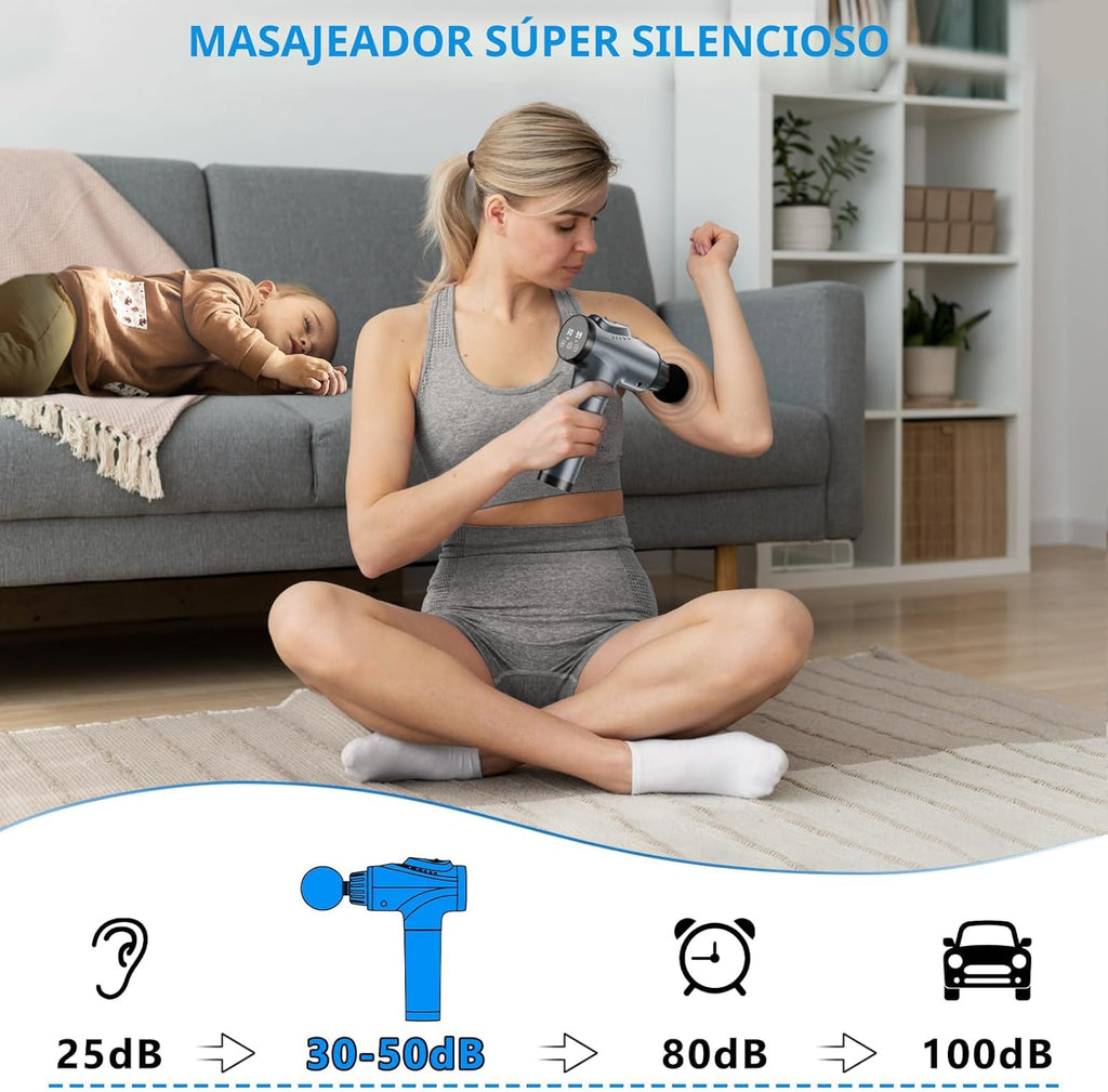 APHERMA Pistola de masaje, pistola de masaje muscular para atletas,...