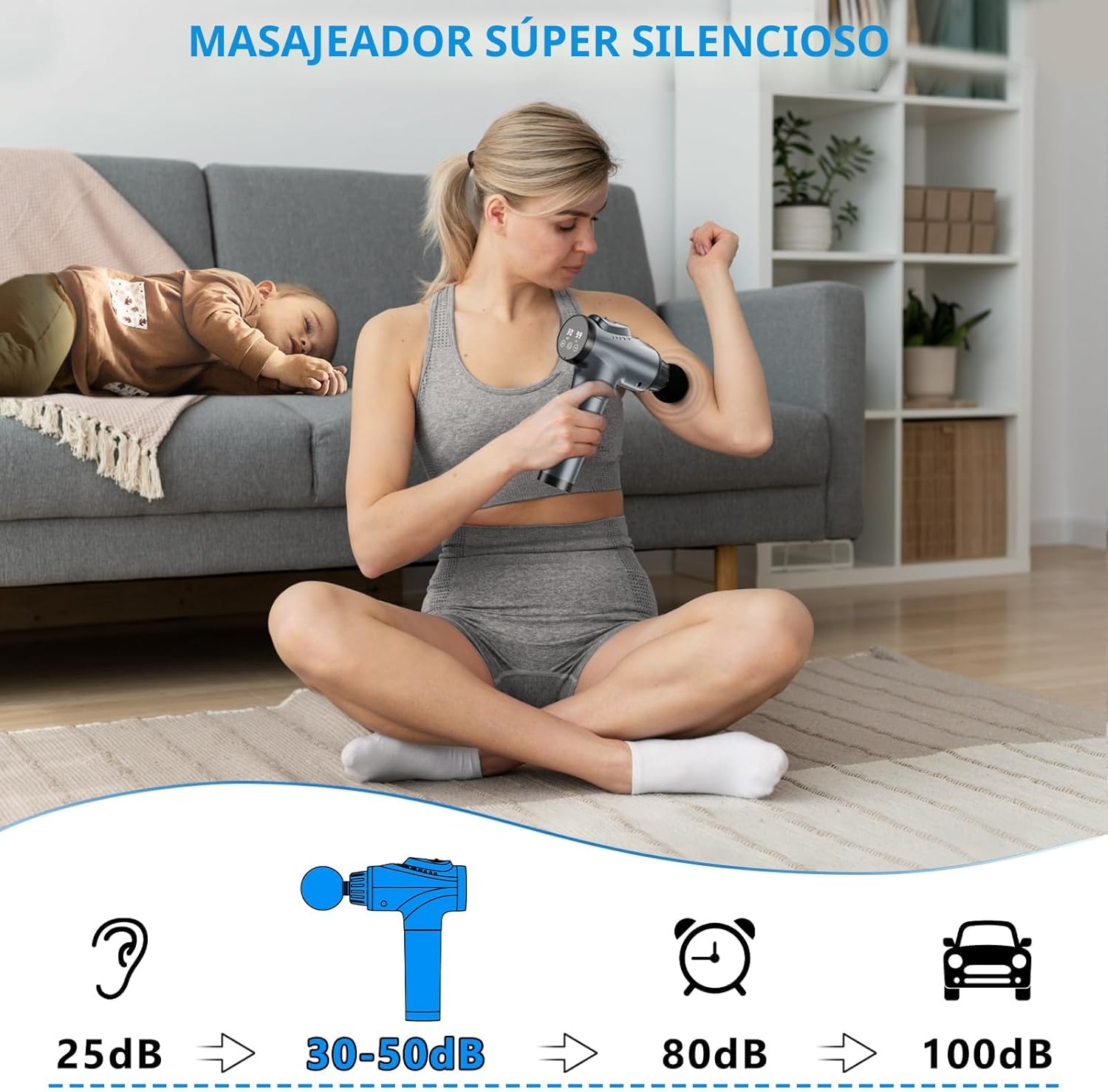 APHERMA Pistola de masaje, pistola de masaje muscular para atletas,...