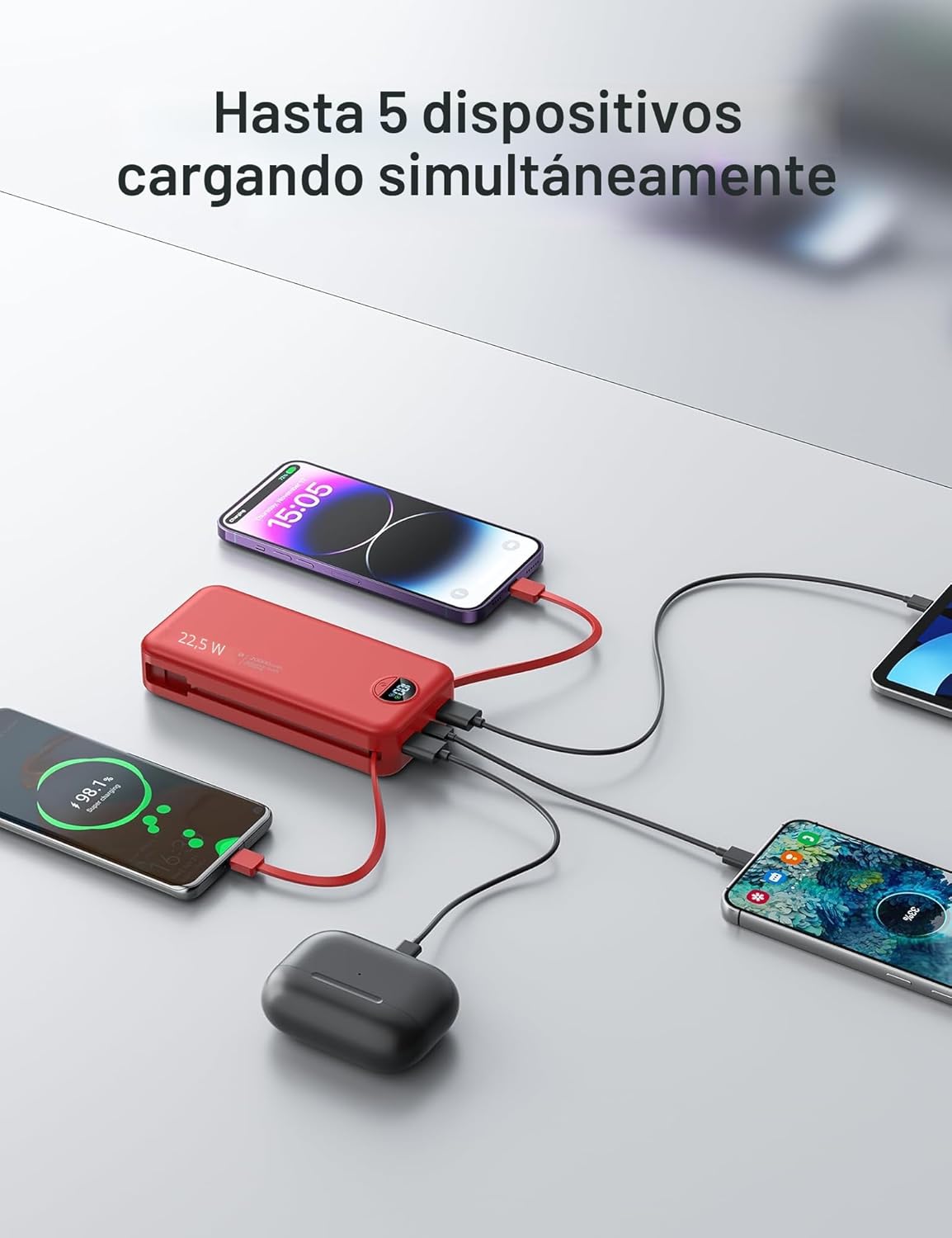 aonidi Banco de Energía Cargador Ultraportátil de 20000 mAh PD20W c...
