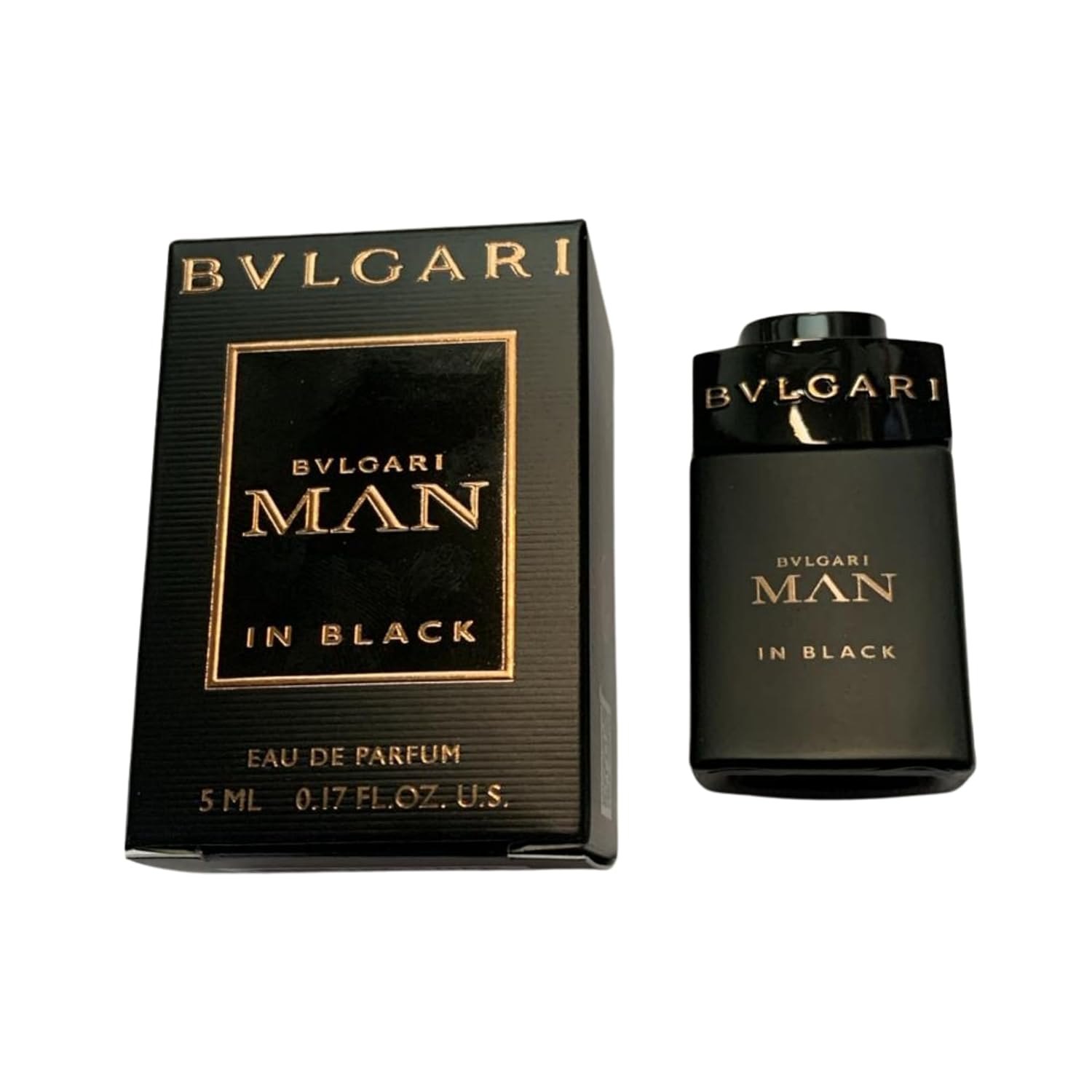 Bvlgari Hombre En Negro Eau de Parfum Mini Splash .17 Fl Oz
