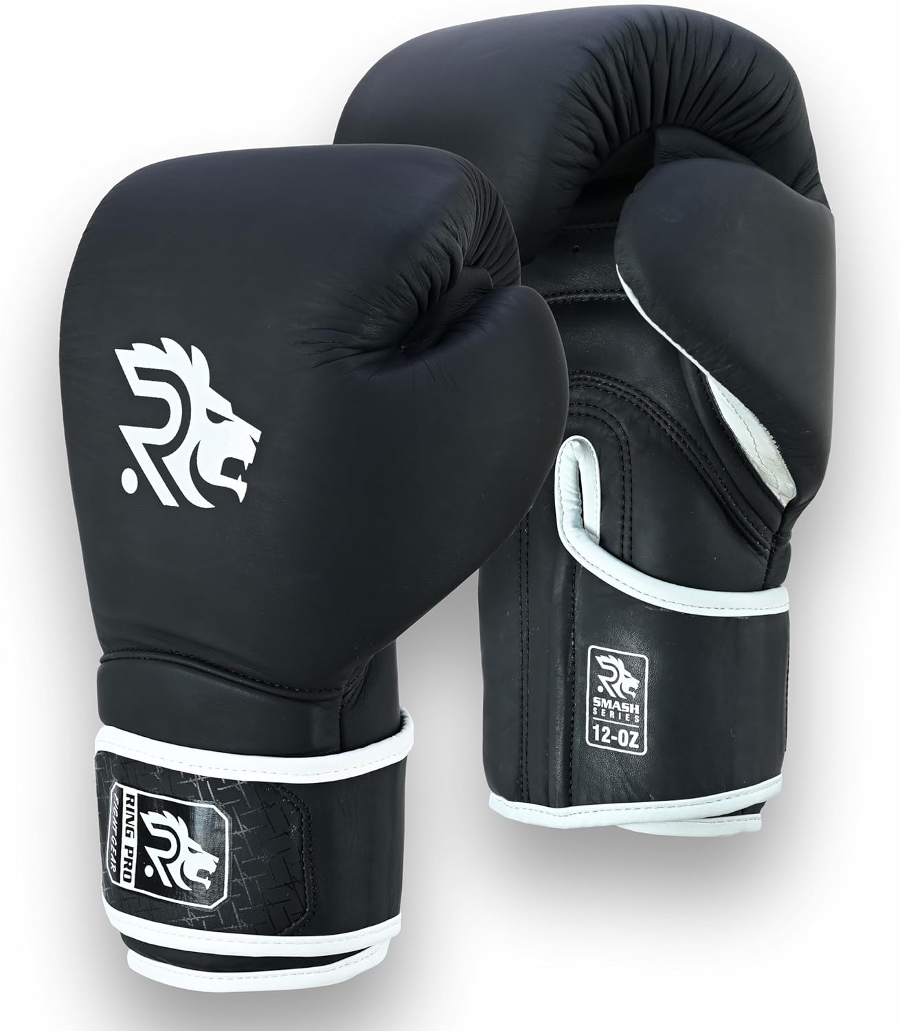 Ring Pro Smash Series - Guantes de boxeo de cuero para hombres y mu...