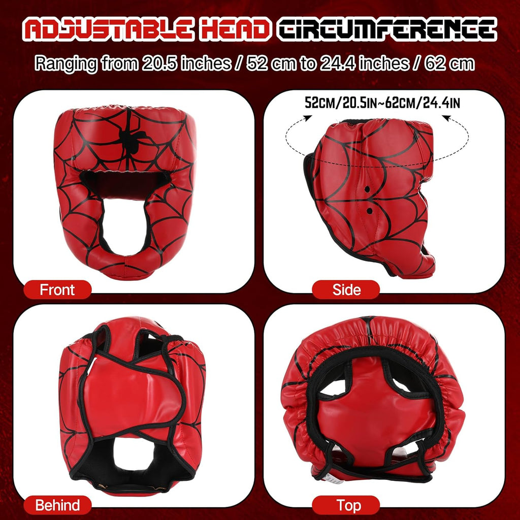 Arrowbash Juego de 2 protectores de cabeza y guantes de boxeo para...