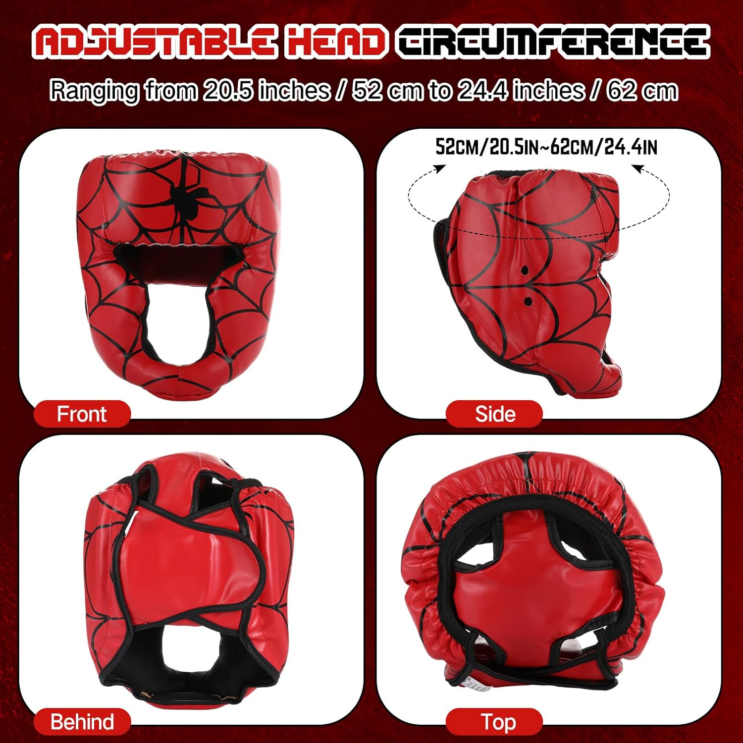 Arrowbash Juego de 2 protectores de cabeza y guantes de boxeo para...