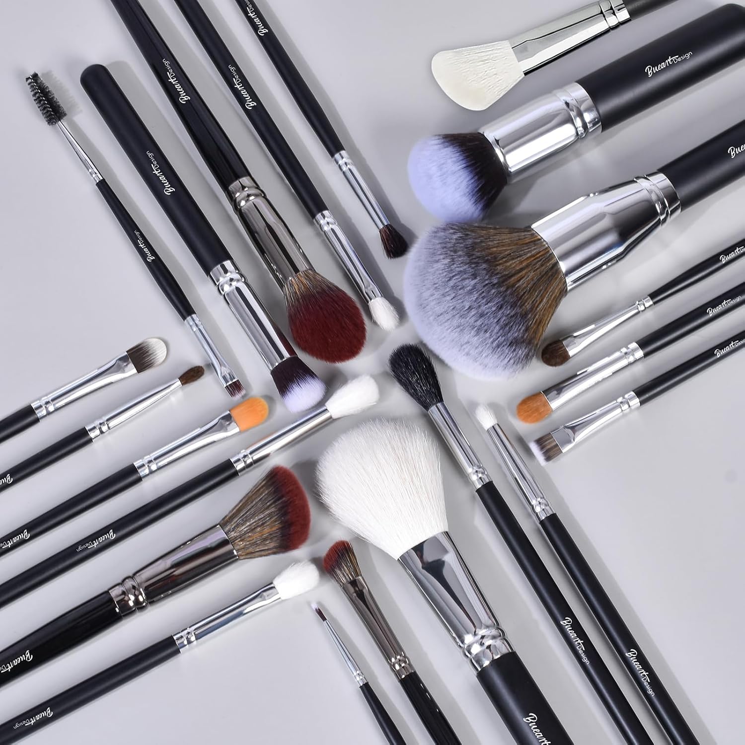 Bueart Design Pro maquillaje Artista 34Pcs Juego de brochas de maqu...