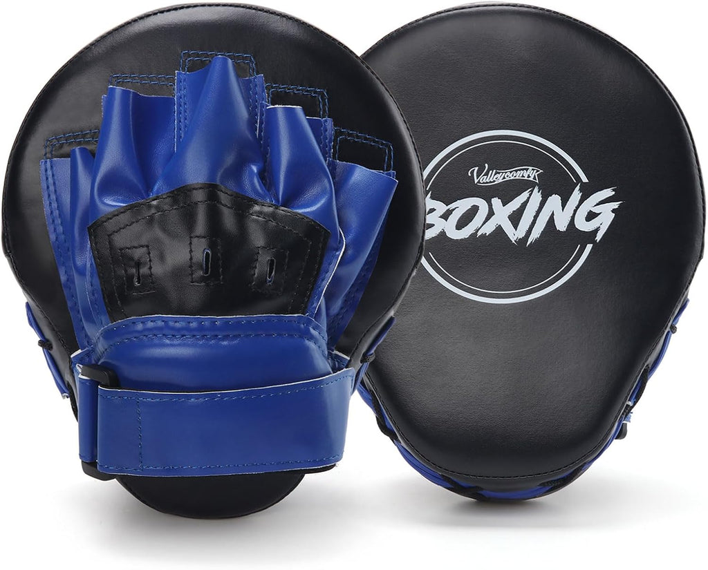 Valleycomfy - Manoplas de boxeo curvadas de piel sintética para ent...