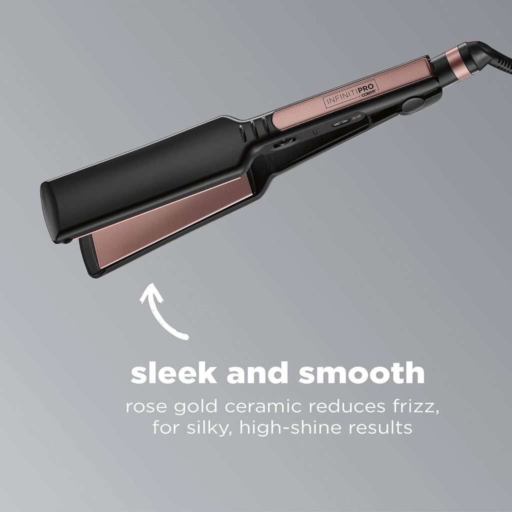 Infiniti PRO CONAIR - Plancha plana de cerámica de oro rosa, planch...