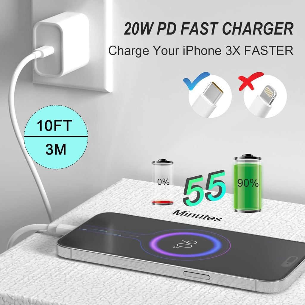 Cargador para iPhone 15 16 de carga rápida, cable USB C a USB C ext...