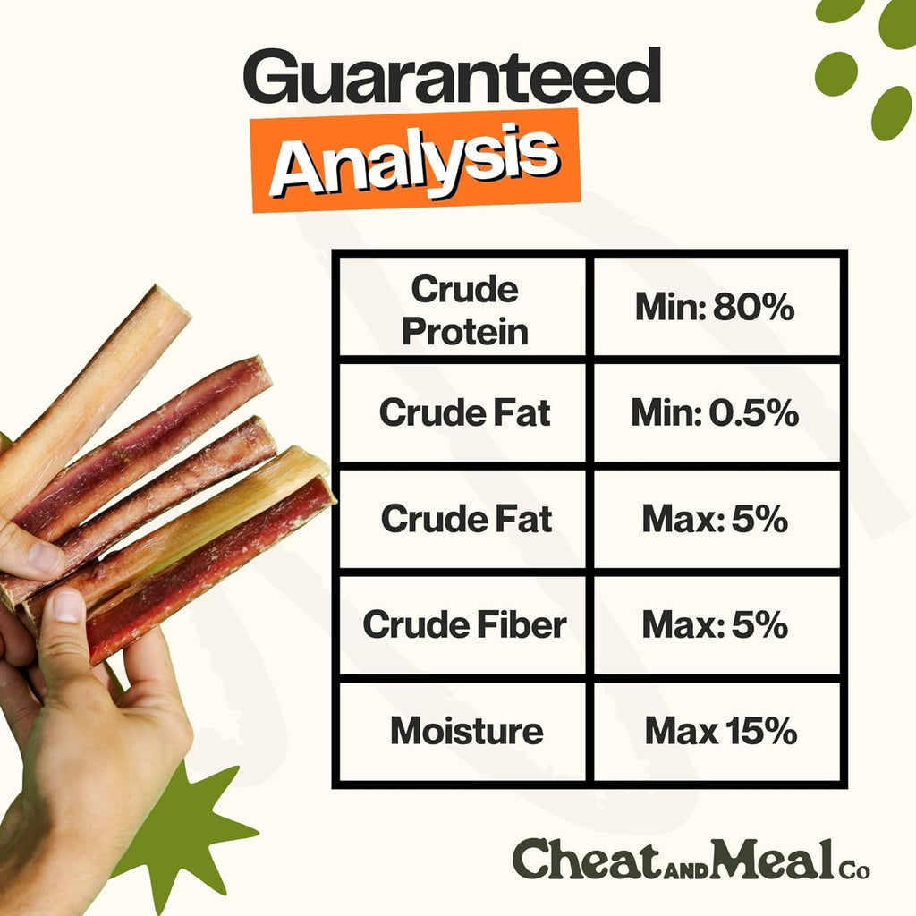 Cheat and Meal Co Bully Sticks - Juguetes masticables para masticad...