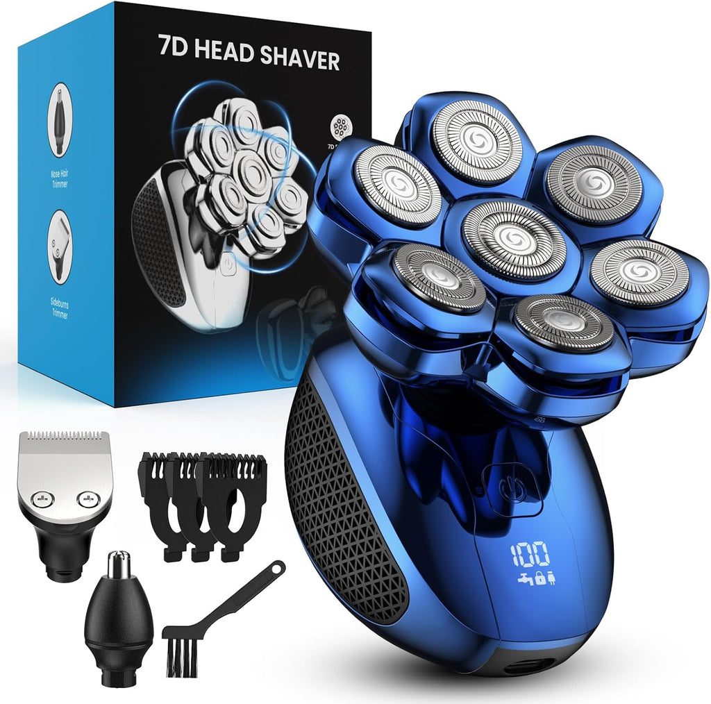 Feysfew Afeitadora de cabeza para hombres calvos, maquinilla de afe...