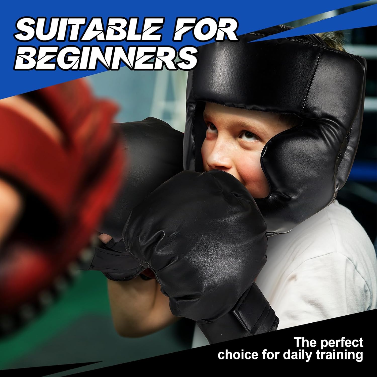 Kanayu Juego de 12 piezas de equipo de boxeo para niños principiant...