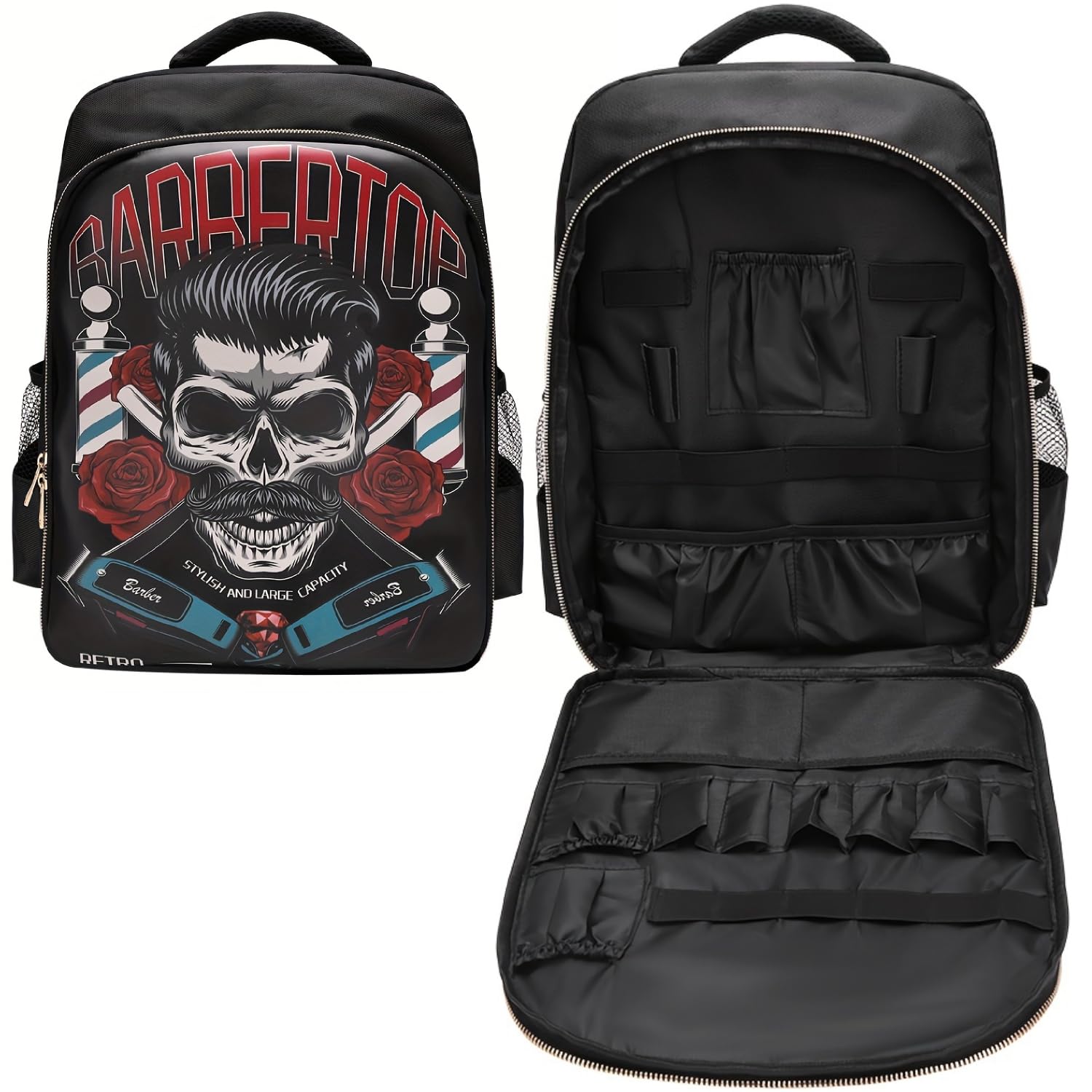 BAEBERPLAN - Bolsa de viaje para peluquero, organizador grande para...