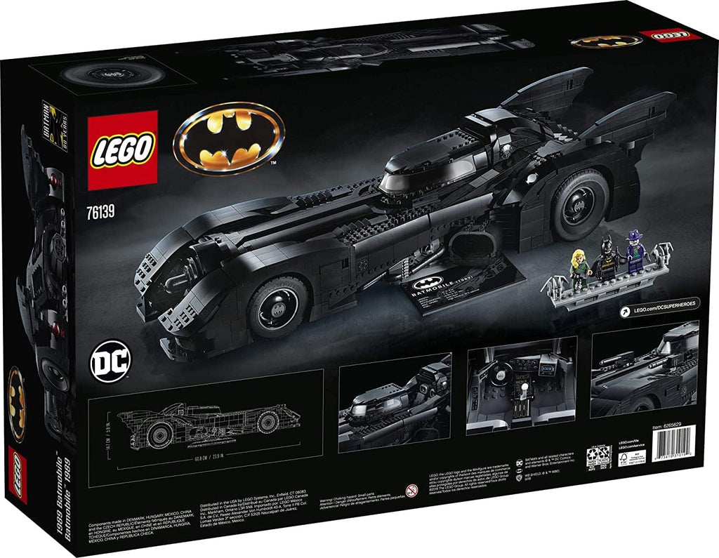 LEGO DC Batman 1989 Batmobile 76139 Kit de construcción (3,306 piezas)