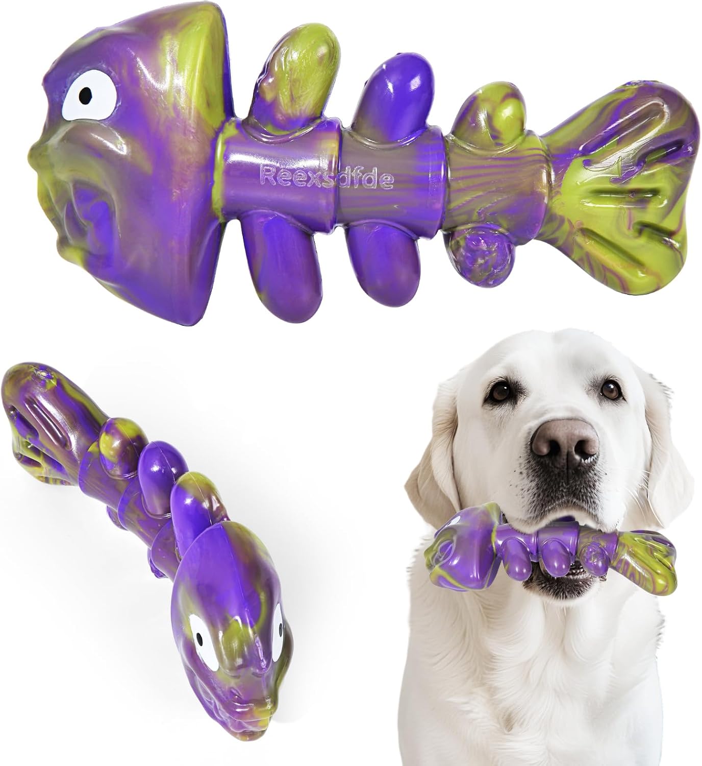 Reexsdfde Juguete masticable para perros, duradero e indestructible...