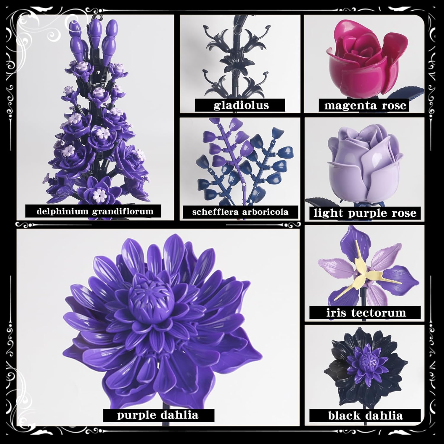 Exquiste - Bloques de construcción de ramo de flores compatibles co...