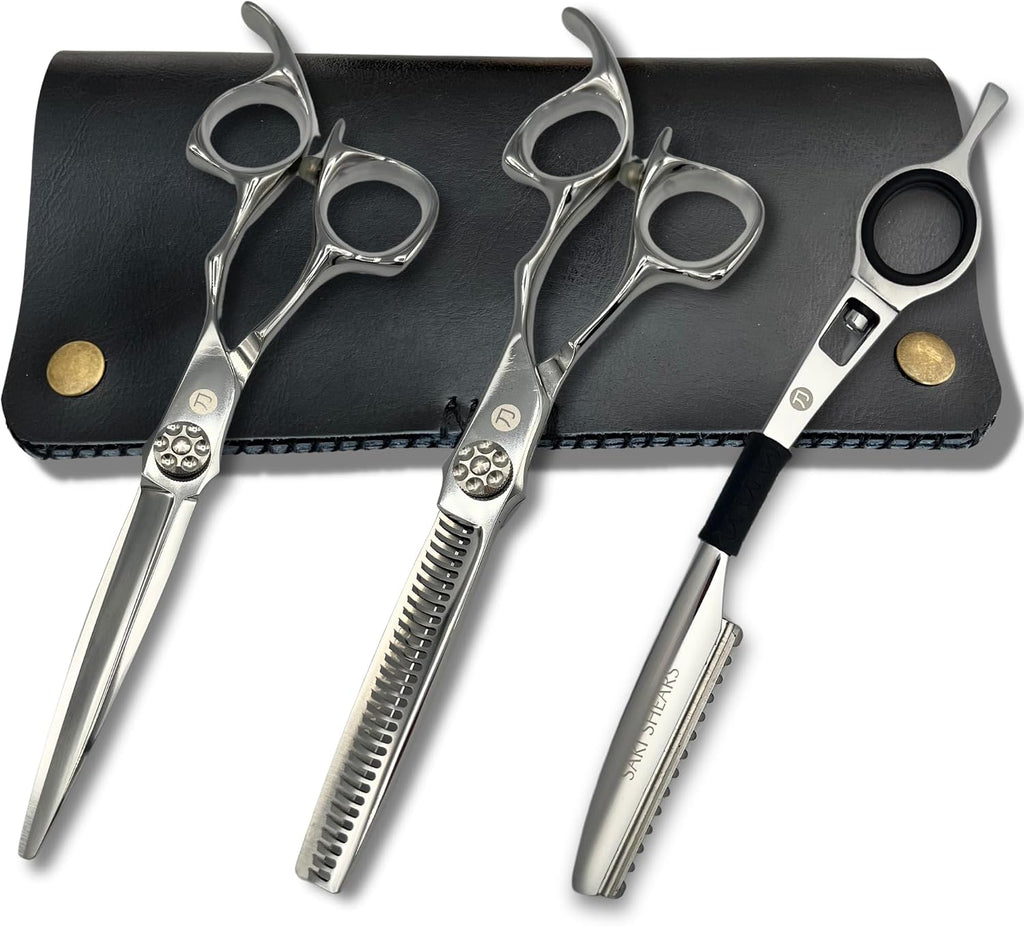 Saki Shears Grand Master - Juego de tijeras de corte y adelgazamien...