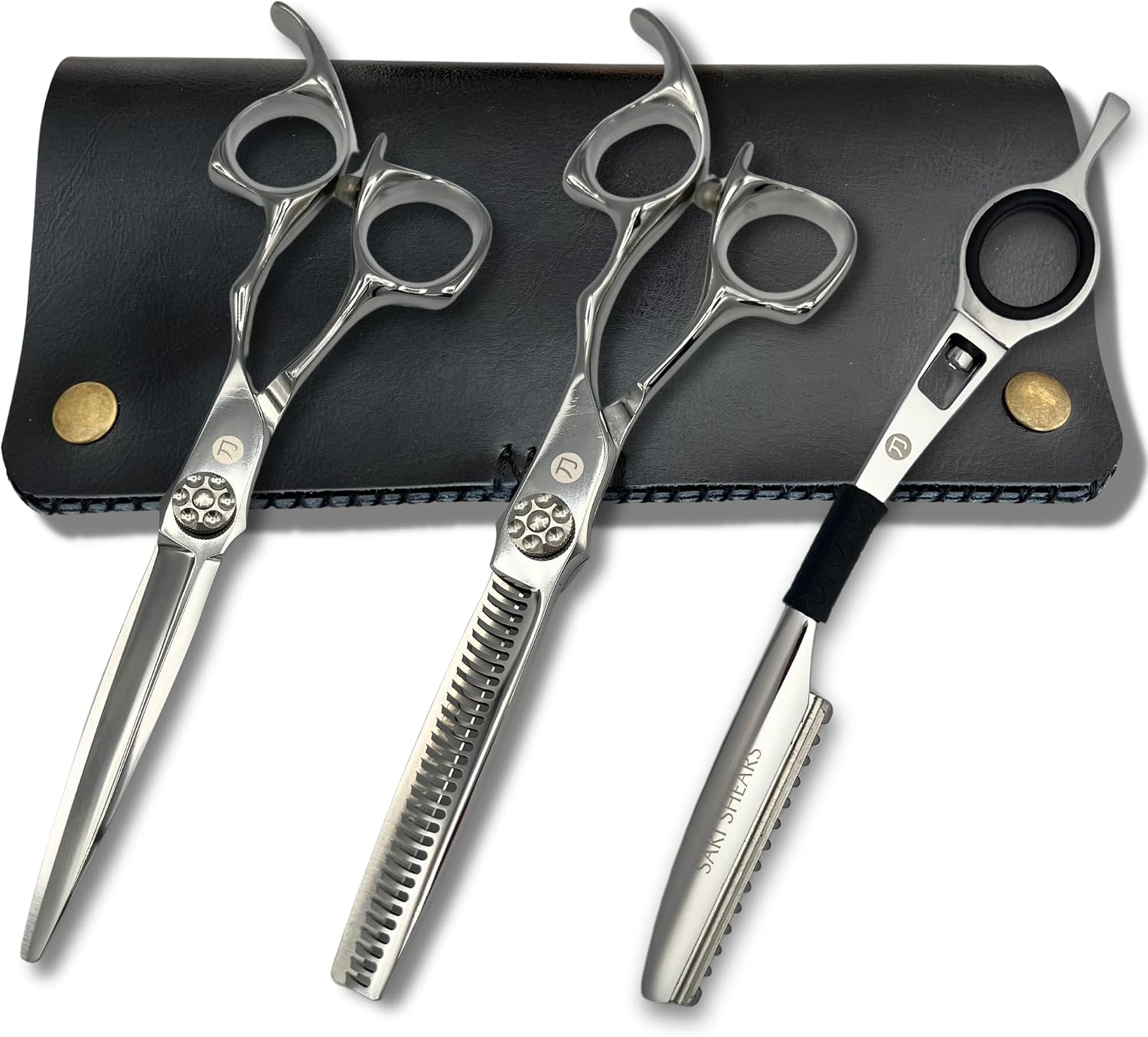 Saki Shears Grand Master - Juego de tijeras de corte y adelgazamien...
