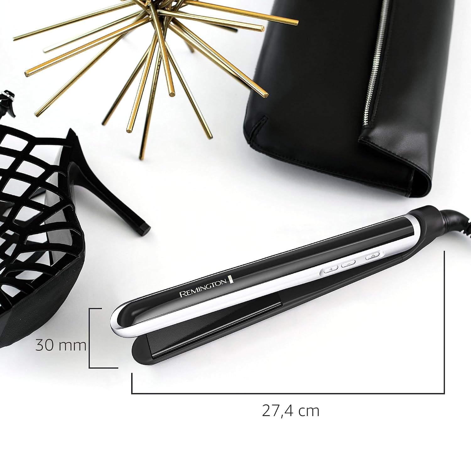 Remington S9500PP Pearl Pro Plancha profesional de cerámica Remingt...