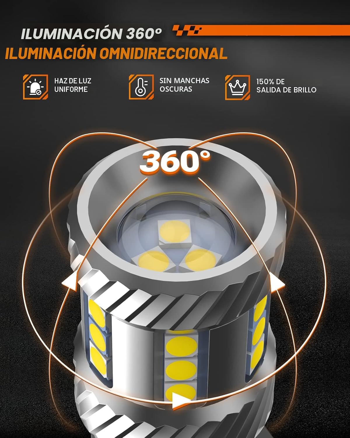 SEALIGHT 7443 7440 Bombilla LED Blanca de Luz de Reversa, 7441 7444...
