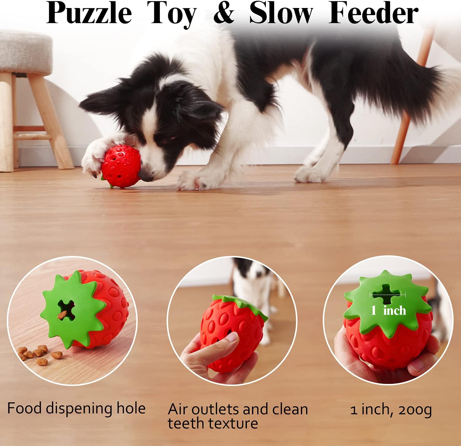 MewaJump Juguete masticable para perros, paquete de 3 juguetes para...
