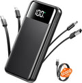 Cargador portátil, banco de energía de 50000 mAh con cables incorpo...